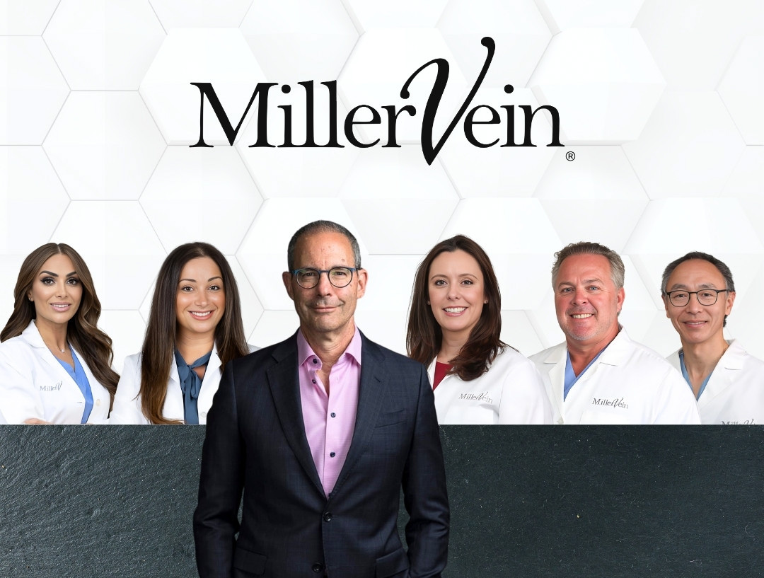 Miller Vein physicians and providers standing together
